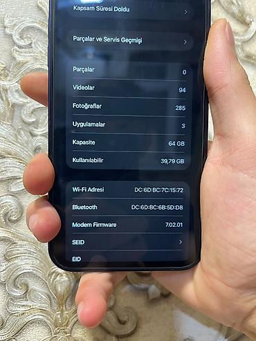 iphone 14 prp: 64 GB, Mavi, Face ID — 10