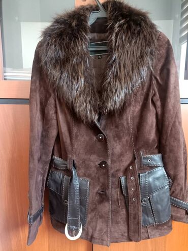 зимняя куртка женская бишкек: Зимняя куртка из натуральной замшы, размер S ( 46 )