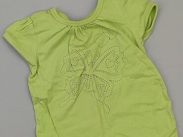 kurtka koszulowa w kratę różowa: T-shirt, 9-12 months, condition - Good