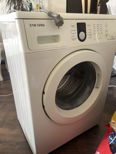 шланг для стиральной машинки: Стиральная машина Samsung, Б/у, Автомат, До 5 кг, Узкая
