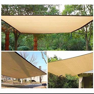 trimer hitman: Tenda za dvorište – pravougaona, zaštita od sunca, HDPE materijal NOVO — 1