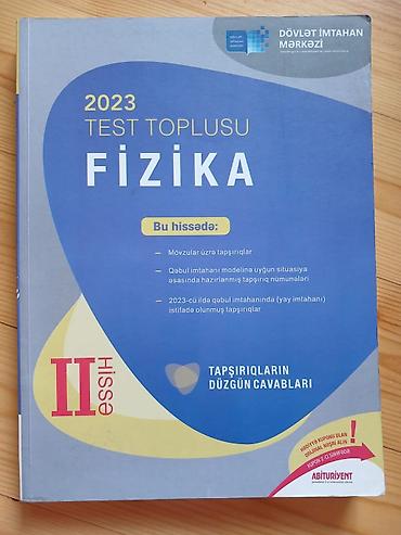 Məhsul: 2023 Test Toplusu – Fizika (II hissə) Xüsusiyyətlər: -