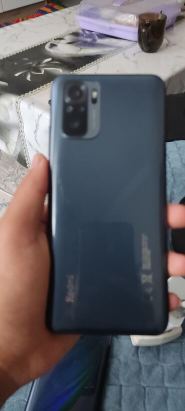 телефон redmi 6: Xiaomi, Redmi Note 10, Б/у, 64 ГБ, цвет - Серый, 2 SIM