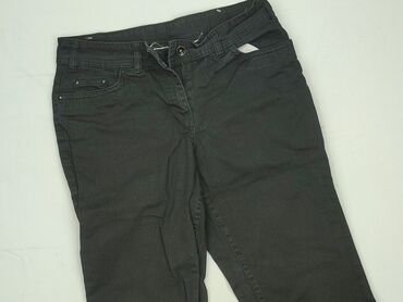 spodnie dresowe zina: Material trousers for women, size XL (EU 42)