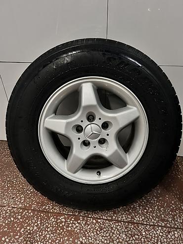 mersedes diskisi: Mercedes-Benz üçün 4 ədəd orijinal yüngül lehimli disk və şin — 9