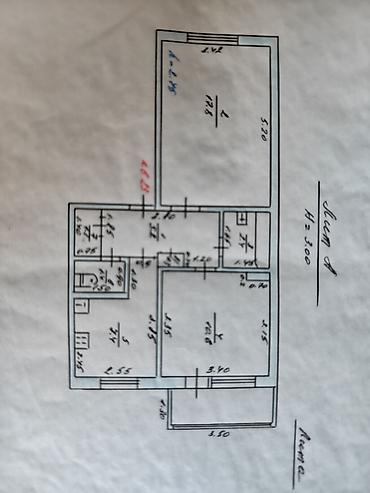 46: 2 комнаты, 46 м², Аламедин-1 мкр 105 серия, 5 этаж, Свежий ремонт — 9