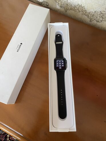 apple watch 2 el: Apple Watch 3 series 42mm. Tezeliyinnen mendedi. Hecbir problemi