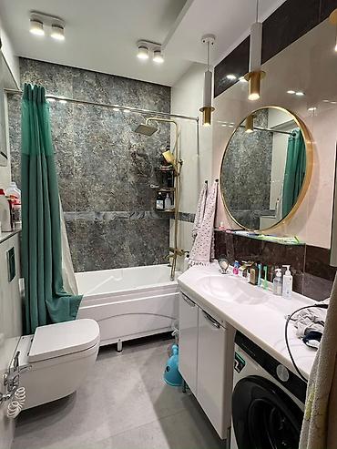 бает участок: 2 комнаты, 78 м², Асанбай мкр Элитка, 2 этаж, Дизайнерский ремонт — 10