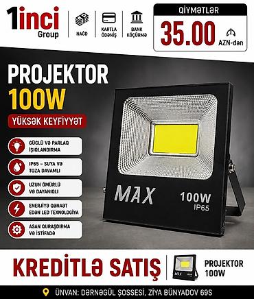 Projektorlar: LED Proyektor MAX 100W – yüksək keyfiyyətli işıqlandırma həlli — 1