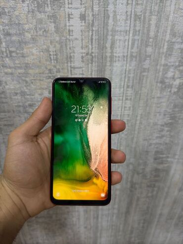 a20 kabro: Samsung Galaxy A20, 32 GB, rəng - Qırmızı, Barmaq izi, İki sim kartlı, Face ID