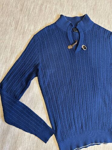 Džemperi: MASSIMO DUTTI - Muški džemper Massimo Dutti prelepe kraljevsko plave — 7