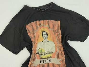 spodnie tech fleece czarne: Cropp, Koszulka dla mężczyzn, rozmiar S