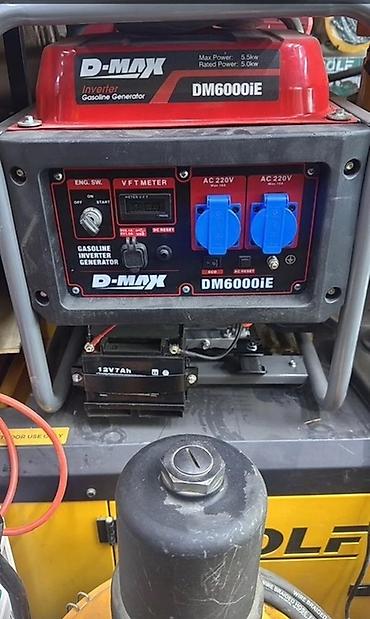 Генераторлор: Инверторный бензиновый генератор D-MAX DM6000iE Характеристики по — 1