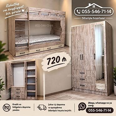 Uşaq otağı üçün funksional mebel dəsti Tərkibi: - İki mərtəbəli lalafo.az -da Uşaq otağı üçün funksional mebel dəsti Tərkibi: - İki mərtəbəli
