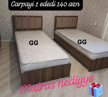 çarpayı kredit: Yeni, Təknəfərlik çarpayı, Bazasız, Matras ilə, Siyirməsiz