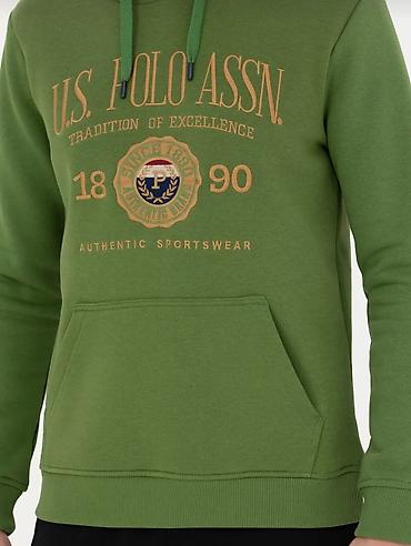 xizek geyimi: Svitşot, U.S. Polo Assn, rəng - Yaşıl — 2