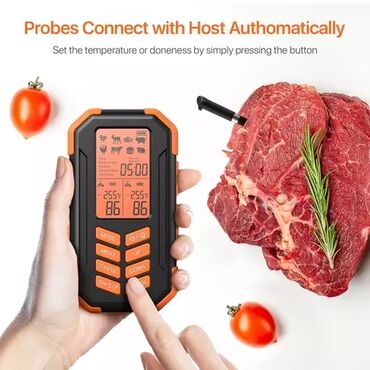Профессиональный беспроводной цифровой термометр для мяса, стейков