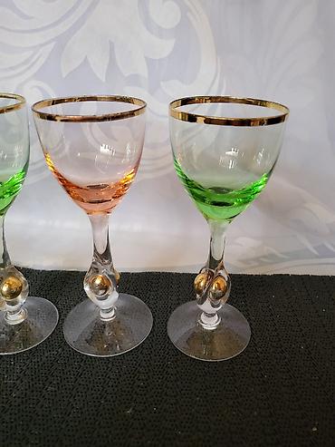 Casice Bohemija,kristal,rucni rad 1950g +,za zestoko pice. Casice za na lalafo.rs — 7 Casice Bohemija,kristal,rucni rad 1950g +,za zestoko pice. Casice za — 7