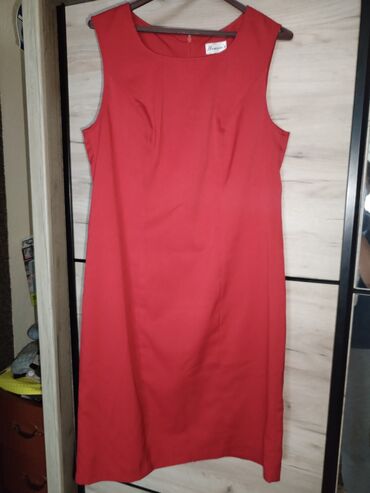 svecane haljine loznica: XL (EU 42), bоја - Crvena, Koktel, klub, Na bretele