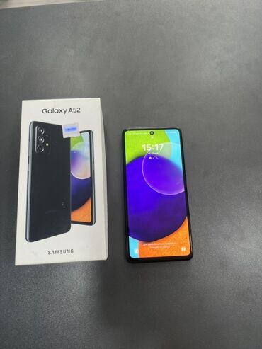 samsung galaxy s 8: Samsung Galaxy A52, 128 GB, rəng - Qara, İki sim kartlı