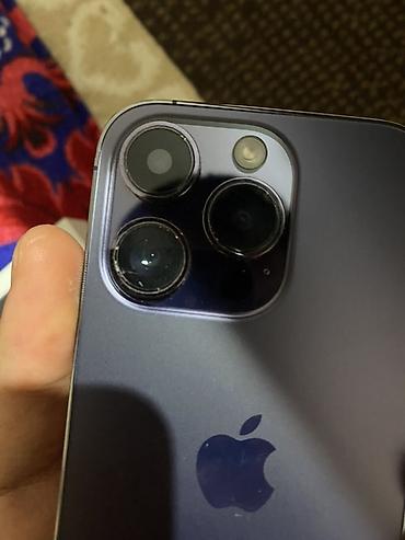 mini 4k: IPhone 14 Pro, Б/у, 1 ТБ, Deep Purple, 75 % — 5