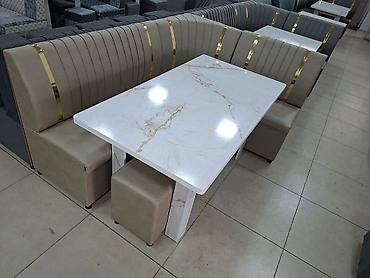 silver kitchen: Кухонный мягкий уголок, Новый, Пластик, цвет - Бежевый — 2