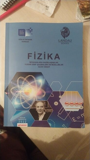 Digər kitablar və jurnallar: Fizika landau ders vesaiti heç istifade olunmayıb yenidir