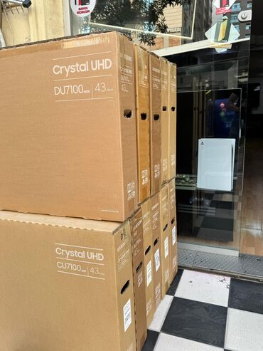 bluetooth qulaqliq: Yeni Televizor Samsung Led 43" UHD (3840x2160), Pulsuz çatdırılma