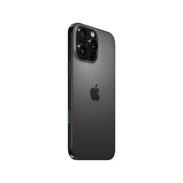 iphone 16 pro qiymət: IPhone 16 Pro Max, 256 GB, Black Titanium, Zəmanət, Simsiz şarj, Face ID