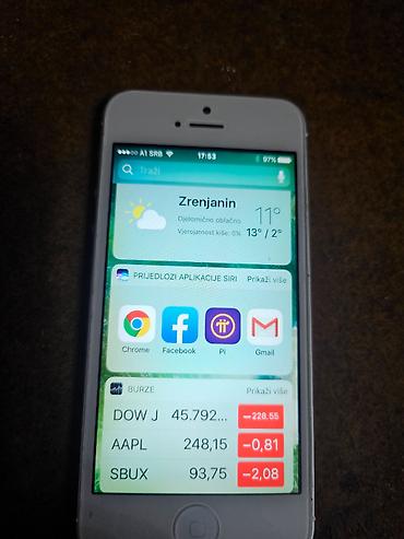 Apple iPhone: Apple iPhone 5, sivi/srebrni.Telefon je potpuno ispravan sim free — 2