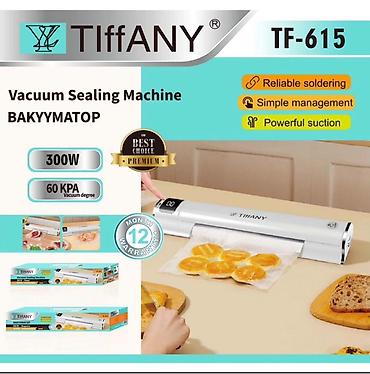 60: Вакуумный упаковщик TIFFANY TF‑615 - Мощность: 300 Вт - Вакуум: 60 — 1