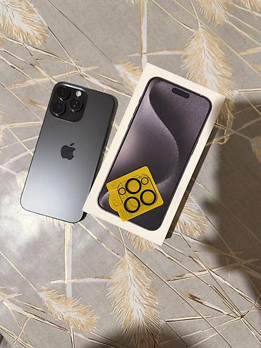 ucuz macbook pro: IPhone 15 Pro Max, 256 GB, Black Titanium, Face ID, Simsiz şarj — 10