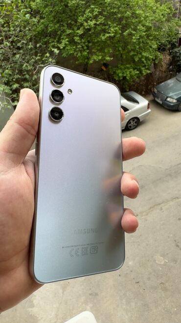 Samsung: Samsung Galaxy A34 5G, 128 ГБ, цвет - Серый, Сенсорный, Отпечаток пальца, Две SIM карты