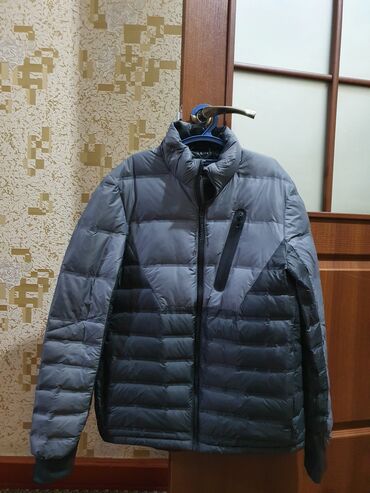 мужской кожаный куртка: Куртка S (EU 36), цвет - Серый