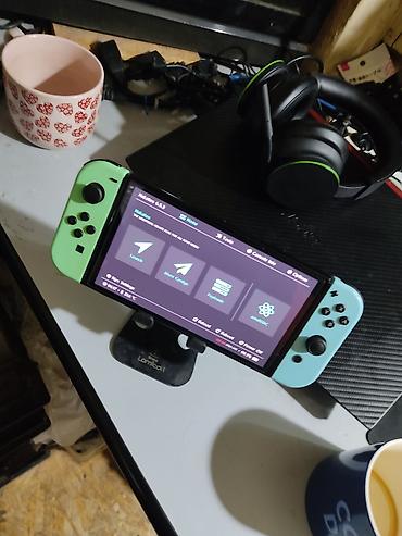 Игры для Nintendo Switch: Nintendo Switch oled чипованная (прошитая) встроенная память 64гб+64гб — 2