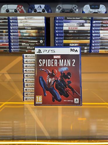 video dvd: Marvel Spiderman 2-PS5 diski Oyun diski tam işlək vəziyyətdədir, heç — 1