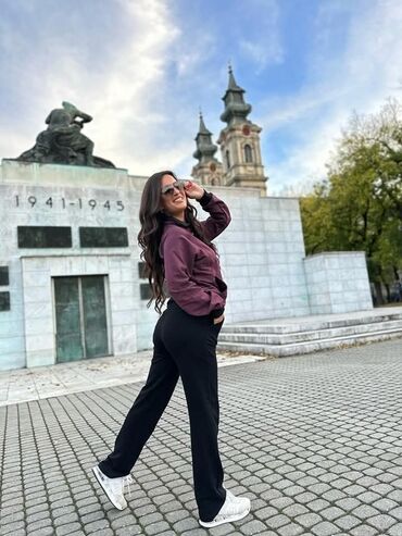 Gornji i donji deo: Nove pamučne komplet trenerke dostupne M do 6XL-sa ranflom ili bez — 15