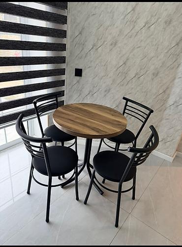 Kafe/restoran/ev üçün 4 nəfərlik masa–stul dəsti - Dəst: 1 ədəd lalafo.az -da — 7 Kafe/restoran/ev üçün 4 nəfərlik masa–stul dəsti - Dəst: 1 ədəd — 7