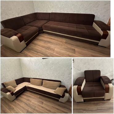 Kunc divan ve kreslo.qiymet 370 man.divan acilir bazasi var.olcu
