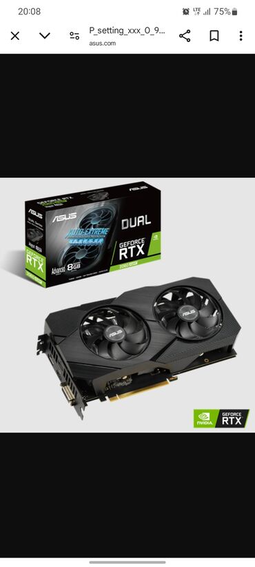 видеокарта 6гб: Видеокарта, Б/у, Asus, GeForce RTX, 8 ГБ, Для ПК