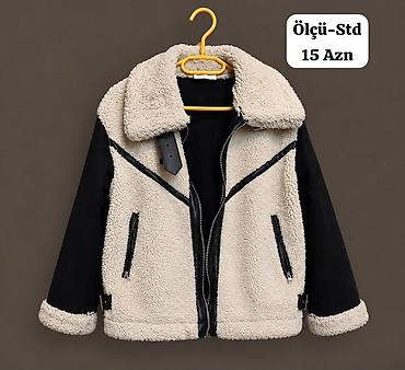 Kurtkalar: Qadın üçün qışlıq şerpa (borg) gödəkçə - Ölçü: Std (standart) - — 1