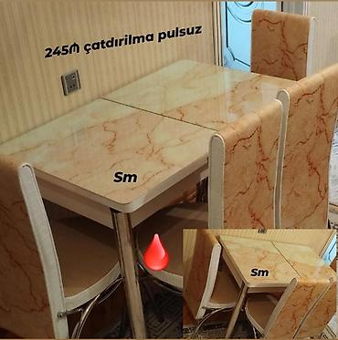Masalar və oturacaqlar: Mətbəx üçün, Yeni, 4 stul — 1