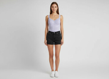 sukienka z marszczeniem na brzuchu plus size: Women`s body, size S