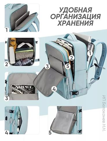 Аксессуары: Рюкзак городской/деловой Ragodi, голубой Причина продажи: скорый — 6
