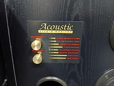 Zvučnici i stereo sistemi: Acoustic studio monitor 3311 trosistemci sa mrezicama 2 x 125 watti — 2