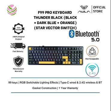 glorious model d: Клавиатура, Aula, Механическая, Проводное, Bluetooth подключение, Размер: 100% — 1