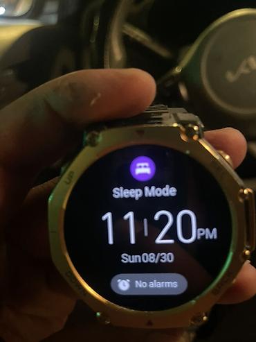 Amazfit: Умные часы Amazfit T‑Rex Pro (золотистый безель, черный ремешок) - — 3