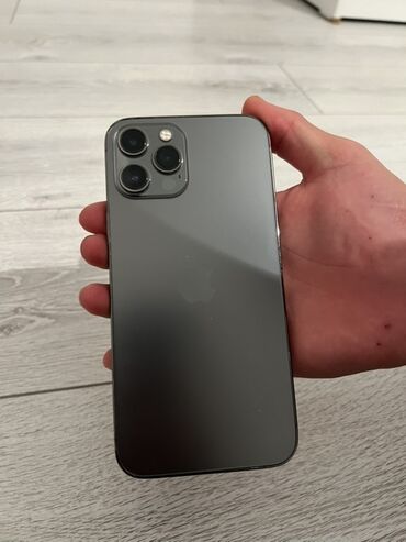 память для пк: IPhone 12 Pro Max, Б/у, 256 ГБ, Graphite, Защитное стекло, 100 %