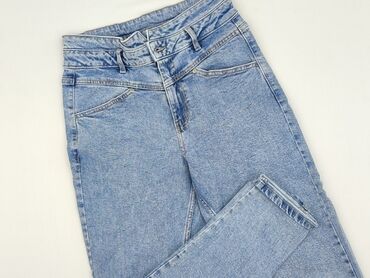 jeansy mom high waist: Jeansy damskie, rozmiar S