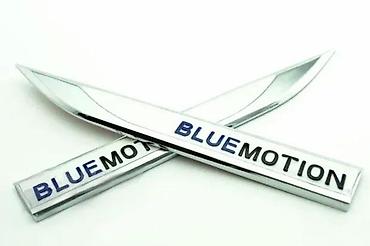 Auto delovi, gume i tjuning: Znakovi za krilo VW Bluemotion. Samolepljiovi znakovi za krilo — 1